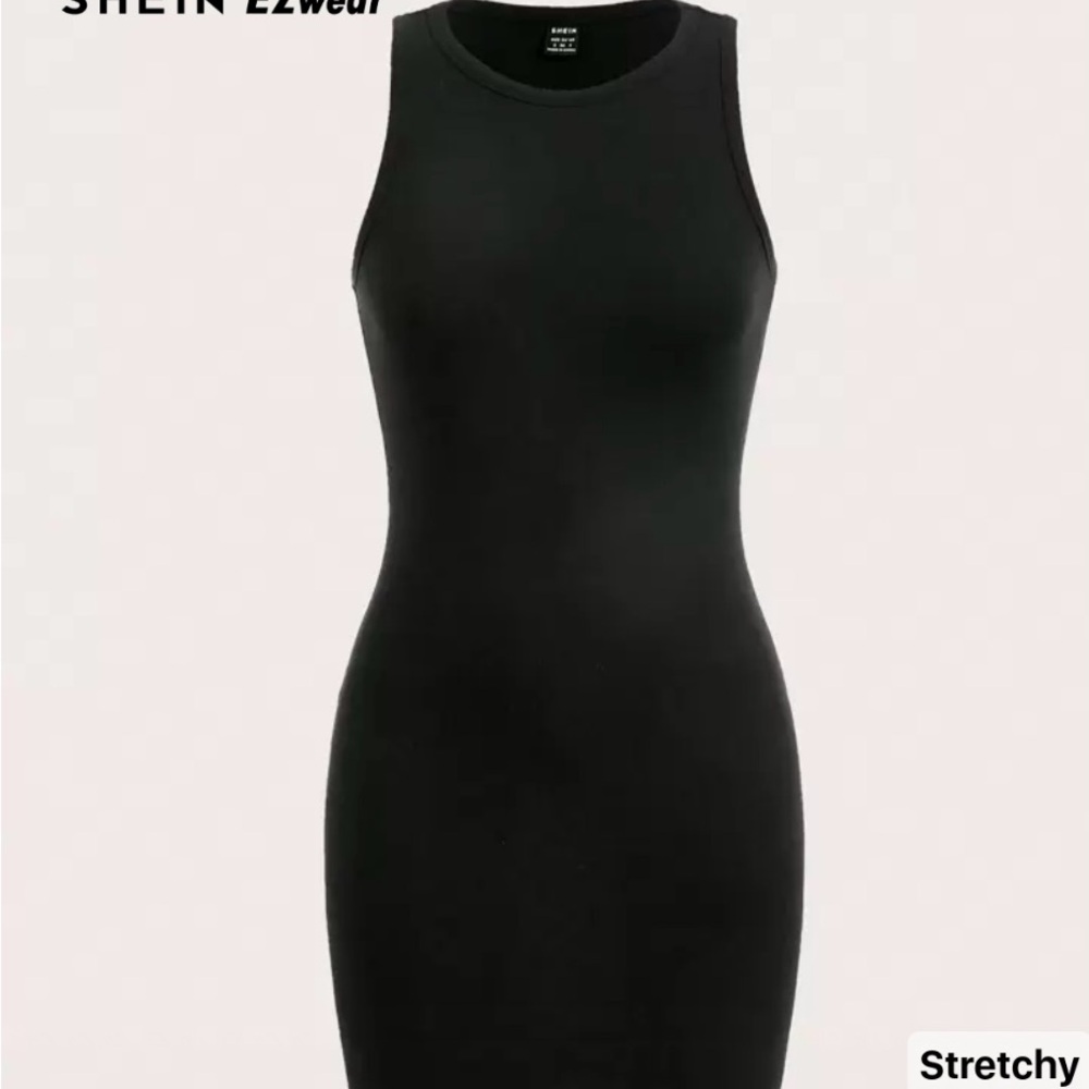 Brown & Black Sleeveless Summer Dress - Picture 4 of 7